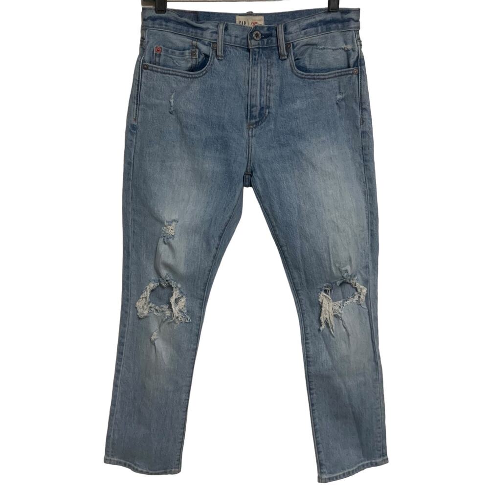 GAP Cone Denim Distressed Jeans Mens Size 28x28